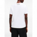 KARL LAGERFELD - ikon aquarelle k t shirt - 100 - A1W17130/100