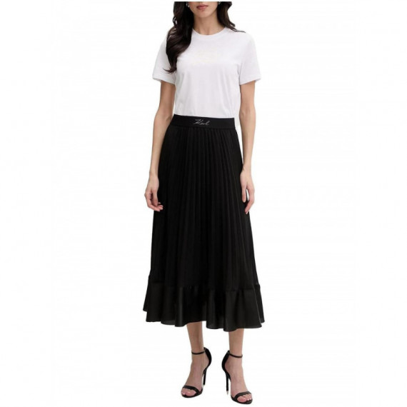 KARL LAGERFELD - pleated skirt - a95 - B4W12003/a95