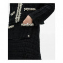 KARL LAGERFELD - embellished detail knit skirt - 999 - B4W12017/999