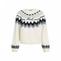 KARL LAGERFELD - Alpine Knit - 101 - B4W18020/101