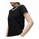 KARL LAGERFELD - embellished detail tshirt - 999 - B4W17037/999