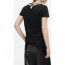 KARL LAGERFELD - embellished detail tshirt - 999 - B4W17037/999