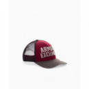 BASEBALL HAT AF15502 RED DAHLIA/FALCON