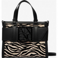 Shopping Bag AF26445 Black/script  ARMANI EXCHANGE