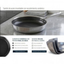 SARTÉN DE 28 CM ACERO INOX CON RECUBRIMIENTO CERÁMICO