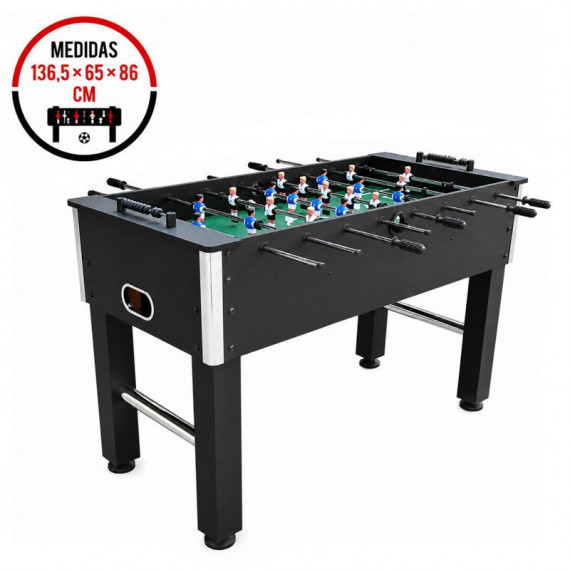 Mesa de Futbolin Negra ATHANSPORT 136.5X65X86 Cm