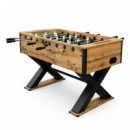 Mesa de Futbolin Pro Madera ATHANSPORT 137X74X89 Cm