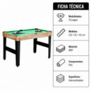 Mesa de Juegos 10 en 1 ATHANSPORT 122X61X81 Cm