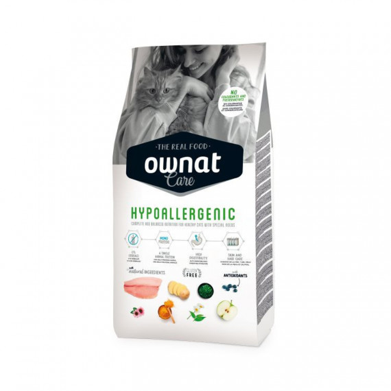 OWNAT Gato Adulto Care Hypoallergenic 3 Kg