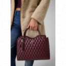 Guess  Bolso Satchel en Tono Merlot HWGG23 23050-MER  GUESS..