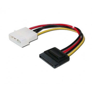 Cable Alimentacion Interno Molex 4 Pin (m) a Sata (h)