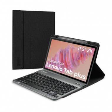 Funda Tablet SUBBLIM Keytab Bt Lenovo Tab M11 Plus 11.5" 2025 Negra + Teclado BLUETOOTH