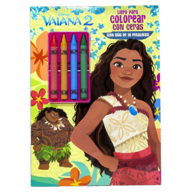 Vaiana 2. Libro para colorear con ceras