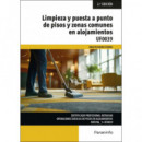 LIMPIEZA Y PUESTA A PUNTO DE PISOS Y ZONAS COMUNES EN ALOJAMIENTOS