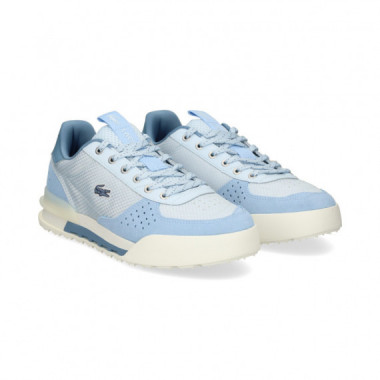 ZAPATILLA ANTE PERFORADO CELESTE