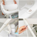 Bañera Con Cambiador Y Soporte Baby Splash Interbaby