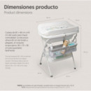 Bañera Con Cambiador Y Soporte Baby Splash Interbaby