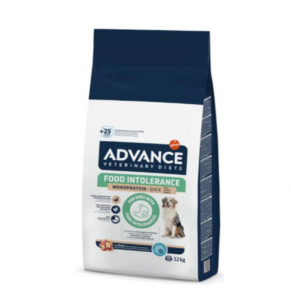 ADVANCE Perro Adulto Dieta Food Intolerance Pato 12 Kg