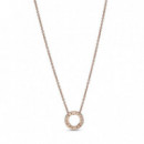 PANDORA PANDORA Rose Collar en PANDORA Rose Logo Circular de PANDORA en Pavé 387436C01