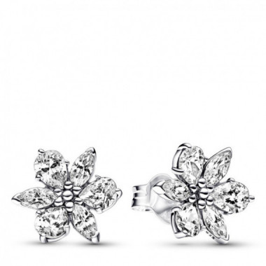 PANDORA Pendientes de Bot&oacute;n Herbario Brillante 292633C01