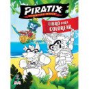 LIBRO PARA COLOREAR PIRATIX Nº 2 - GOLDEN TREASURE A CRAZY JUNGLE