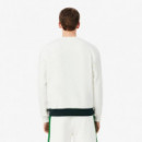 Sudadera Colorblock Farine/sinople  LACOSTE