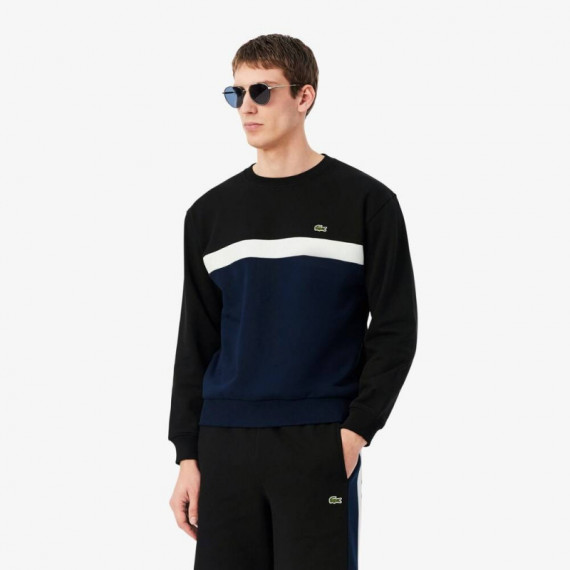 Sudadera Colorblock Noir/marine  LACOSTE