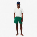 Short de Baño Monochrome de Largo Medio  LACOSTE