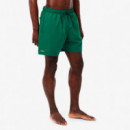 Short de Baño Monochrome de Largo Medio  LACOSTE