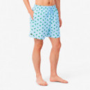 Short de Baño de Largo Medio con Estampado de Cocodrilos  LACOSTE