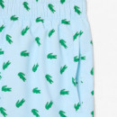Short de Baño de Largo Medio con Estampado de Cocodrilos  LACOSTE