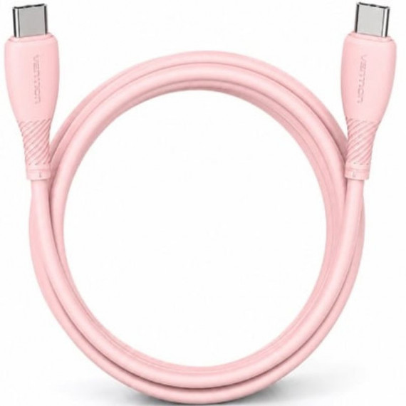 VENTION Cable Usb-c Macho a Usb-c Macho hasta 60W 480 Mbps 2M Rosa