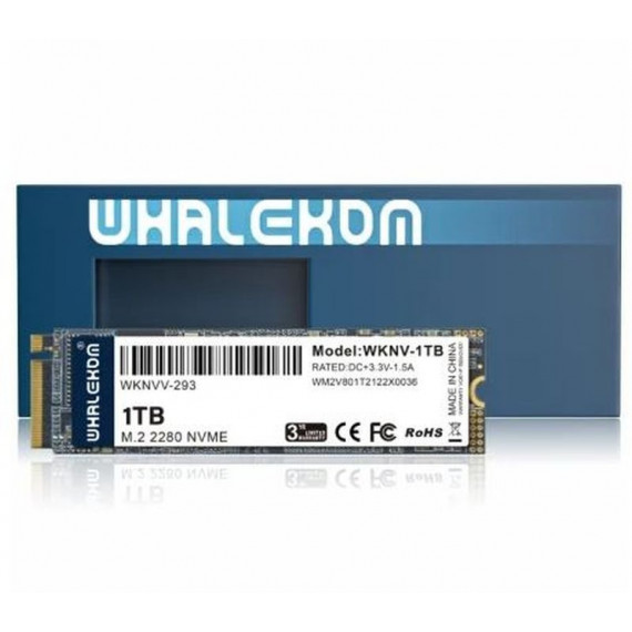 WHALEKOM DISCO SSD WKNV 1TB/ M.2 2280 PCIE GEN3/ FULL CAPACITY