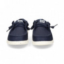 Wallabee Canvas Marino  HEY DUDE