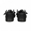 Wallabee Canvas Negro  HEY DUDE