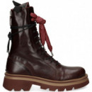 Bota Cordones Lazo Burdeos  PATRIZIA BONFANTI