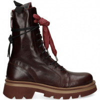Bota Cordones Lazo Burdeos  PATRIZIA BONFANTI
