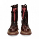 Bota Cordones Lazo Burdeos  PATRIZIA BONFANTI