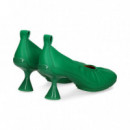 Salon Plataforma Piel Verde  CAMPER