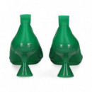 Salon Plataforma Piel Verde  CAMPER