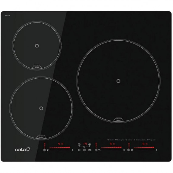 Encimera de Inducción CATA IBS63031 3 Fuegos 59 Cm
