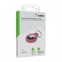 BELKIN Llavero para Apple Airtag Rosa (F8W973BTPNK)
