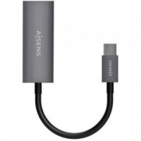 Adaptador AISENS Usb-c a Ethernet Gigabit Gris A109-0709