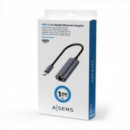 Adaptador AISENS Usb-c a Ethernet Gigabit Gris A109-0709
