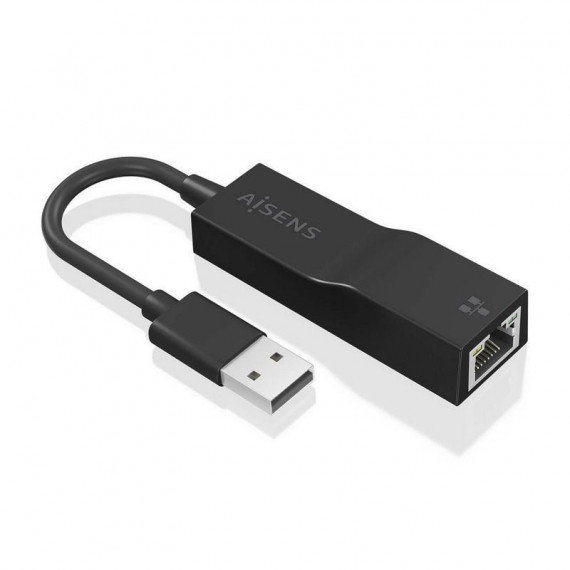 Adaptador AISENS USB 3.0 a Ethernet Gigabit Negro