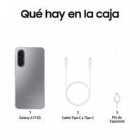 Smartphone SAMSUNG Galaxy A17 6.7" 4GB 128GB 5G Gris (SM-A176BZ)