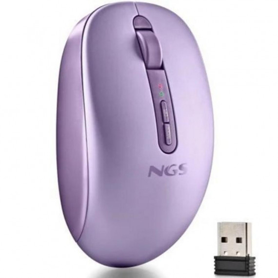 Ratón NGS Ergonómico Fog Rf Bt Púrpura (fogdualpurple)