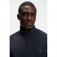 SENSE 1/4 ZIP JACKET 10265882 01 DARK BL