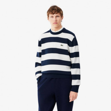Jersey Marine/farine  LACOSTE