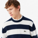 Jersey Marine/farine  LACOSTE
